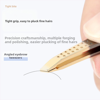 Colorful Fenling antakių klipas ir žnyplės rinkinys, nerūdijantis plienas, įstrižos galvutės, skirtas antakių ir blakstienų priežiūrai