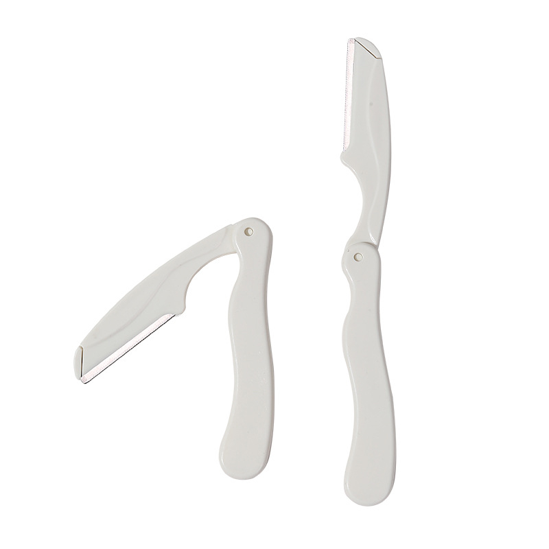 Sulankstomas antakių skustuvas rinkinys, nerūdijantis plienas, antakių formavimo įrankis