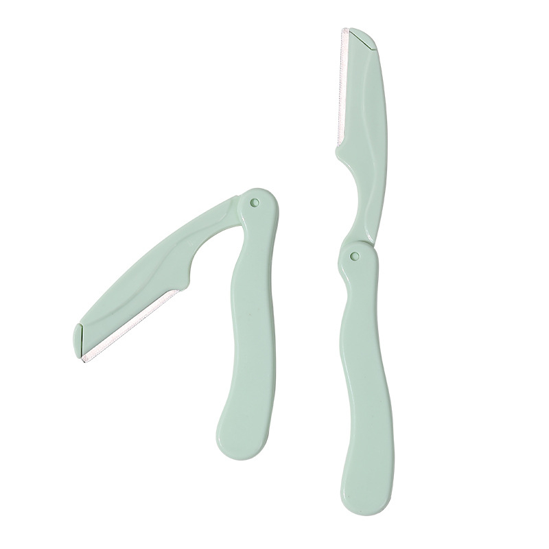 Sulankstomas antakių skustuvas rinkinys, nerūdijantis plienas, antakių formavimo įrankis