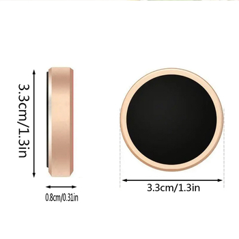 Автомобилен държач за телефон с магнит, мини магнитна планка, корпус от сплав, общ стил