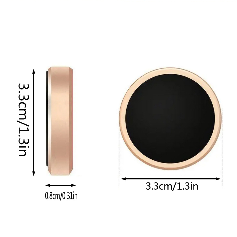 Suport auto pentru telefon cu magnet, placă magnetică mini, corp din aliaj, stil general