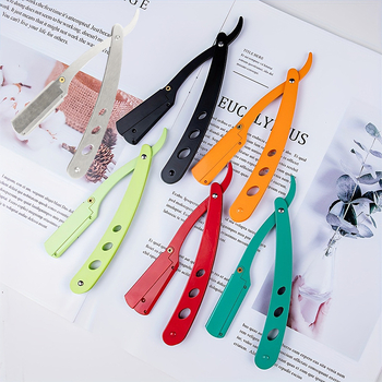 Χειροκίνητο αναδιπλούμενο ξυριστικό με βάση – vintage retro σχέδιο, λεπίδες δεν περιλαμβάνονται, συσκευασία 500 τεμάχια