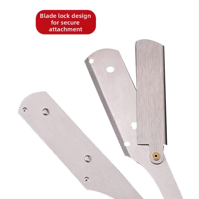 Ръчен сгъваем бръснач със стойка – винтидж ретро стил, без остриета, опаковка 500 бр.