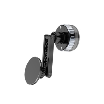 Стойка за телефон за бюро с магнитно вакуумно засмукване, въртяща се, за стена и плот, универсална за кухня и баня, от алуминиева сплав