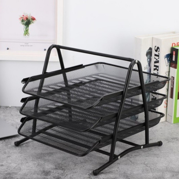 Метален рафт за файлове в колонна конфигурация, 4 нива, модел CQY-2004-4, персонализация по заявка