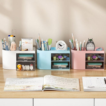 Οργανωτής γραφείου με θήκες για στυλό, μοντέλο HD3501, πλαστικό HIPS+PS, 2L χωρητικότητα, δυνατότητα προσαρμογής και εκτύπωσης λογότυπου