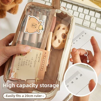 Θήκη μολυβιών από ύφασμα Oxford, κορεατικό στυλ, unisex