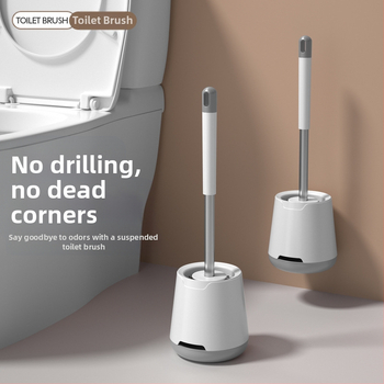 Wanben Ilga roktura silikona tualetes birste ar pamatu