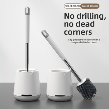 Wanben Ilga roktura silikona tualetes birste ar pamatu