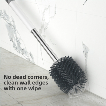 Wanben Ilga roktura silikona tualetes birste ar pamatu