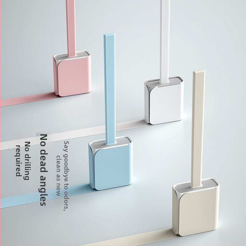 Wanben Ilga roktura silikona tualetes birste ar pamatu