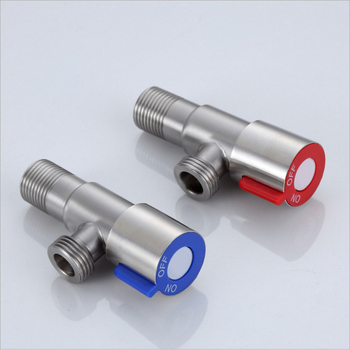 Trokutni ventil za toplu i hladnu vodu, 304 nehrđajući čelik, promjer otvora 18 mm, radni tlak 1.0 MPa, model SM-S583248, ugradnja: sjedeća