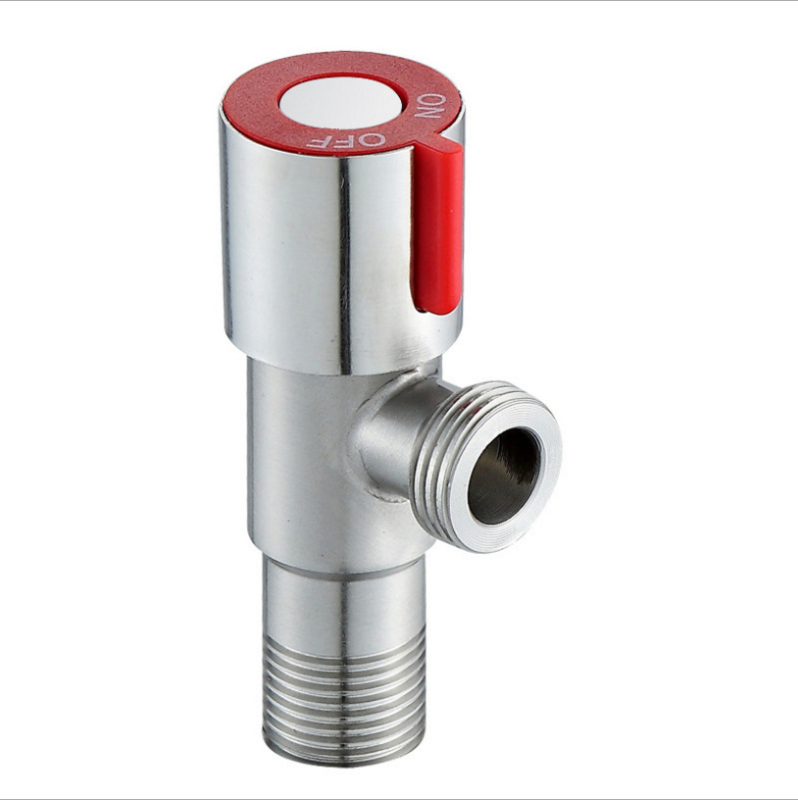 Trokutni ventil za toplu i hladnu vodu, 304 nehrđajući čelik, promjer otvora 18 mm, radni tlak 1.0 MPa, model SM-S583248, ugradnja: sjedeća