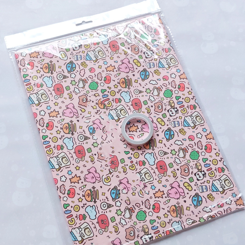 Zheng cheng Graffiti опаковъчна хартия комплект — подаръчна опаковка, 6 листа с двустранна лента; 4 листа с двустранна лента