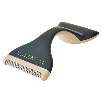 Dvigubos galvos skutimo priemonė megztiniams – rankinis, plastikinis, įvesta 2020 m.