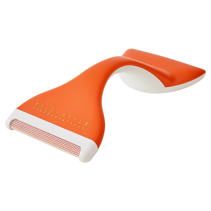 Dvigubos galvos skutimo priemonė megztiniams – rankinis, plastikinis, įvesta 2020 m.