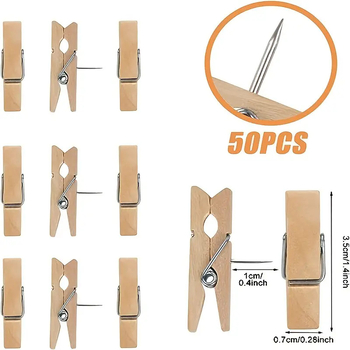 Ξύλινο ράφι τοίχου για φωτογραφίες με καρφιά για την τοποθέτηση φωτογραφιών