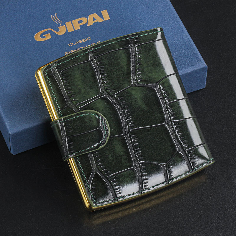 Cutie pentru țigări - construcție metalică, stil modern minimalist, funcții de decorare, depozitare și colecție, logo tipărit, personalizare disponibilă