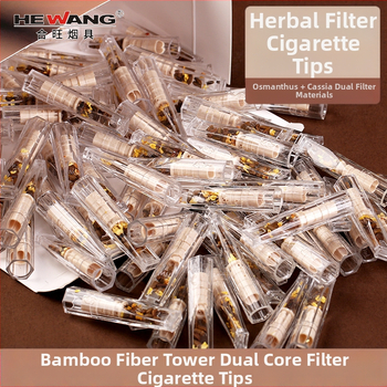 Vienreizējās lietošanas augu cigarešu filtrs, 100 gab., Hewang, plastmasas, universāls – rupjš/vidējais/smalkais