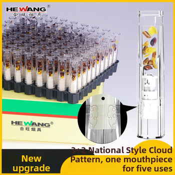 Vienreizējās lietošanas augu cigarešu filtrs, 100 gab., Hewang, plastmasas, universāls – rupjš/vidējais/smalkais