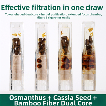 Vienreizējās lietošanas augu cigarešu filtrs, 100 gab., Hewang, plastmasas, universāls – rupjš/vidējais/smalkais