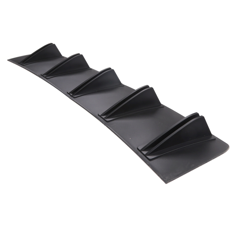 Aizmugures bufera spoileris automašīnai, 5 spārni, dubultais spoileris, segmentētais kombinētais spoileris, haizivs finu difuzors, ABS