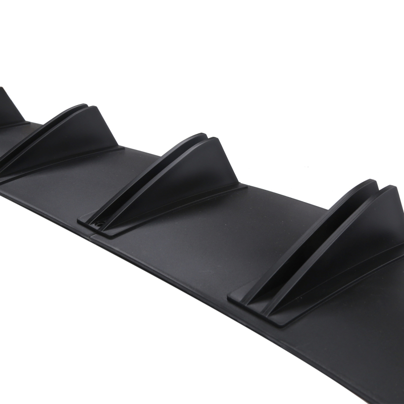 Aizmugures bufera spoileris automašīnai, 5 spārni, dubultais spoileris, segmentētais kombinētais spoileris, haizivs finu difuzors, ABS