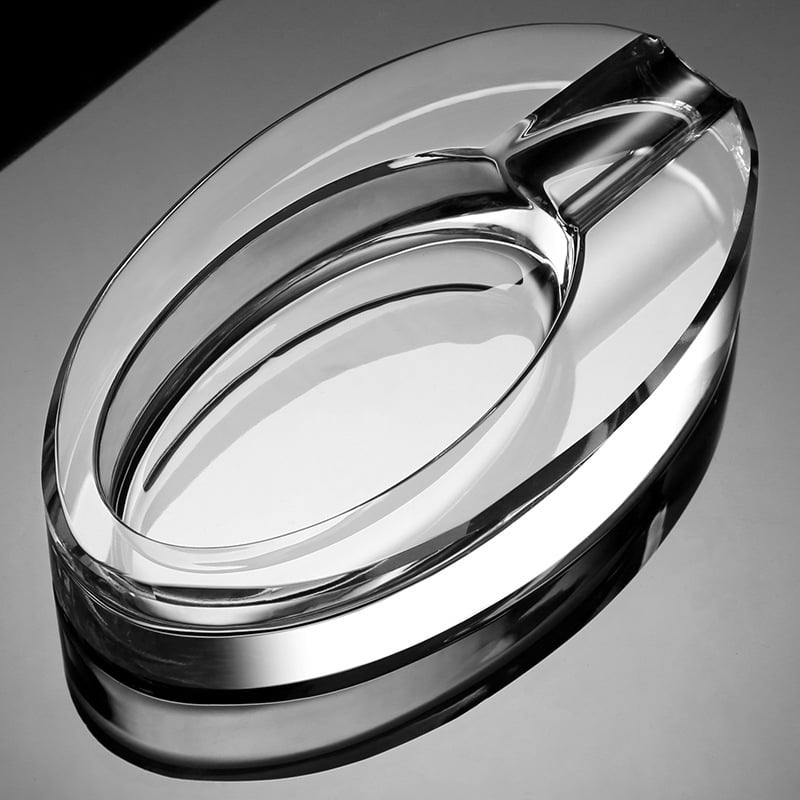 Пепелник за пури – кристално стъкло, марка Cigarloong, ключодържател, подходящ за сватбен подарък