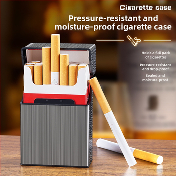 Μεταλλικό κουτί τσιγάρων – FOGSON, μοντέρνο μινιμαλιστικό σχέδιο, εκτυπωμένο λογότυπο, 300 τεμάχια ανά σετ