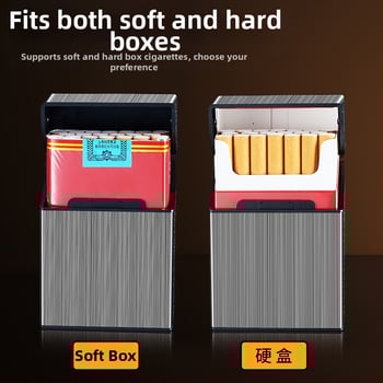 Μεταλλικό κουτί τσιγάρων – FOGSON, μοντέρνο μινιμαλιστικό σχέδιο, εκτυπωμένο λογότυπο, 300 τεμάχια ανά σετ