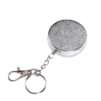 Μίνι Φορητό Σταχτοδοχείο Με Καπάκι Και Μπρελόκ – Ανοξείδωτο Ατσάλι, Φορητό, Απλό, Εκτύπωση Λογότυπου