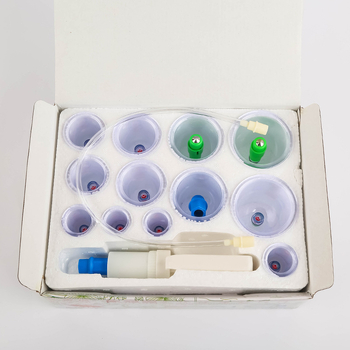 Апарат за вендузи с 12 чаши, пластмасов, Kang Yaofu