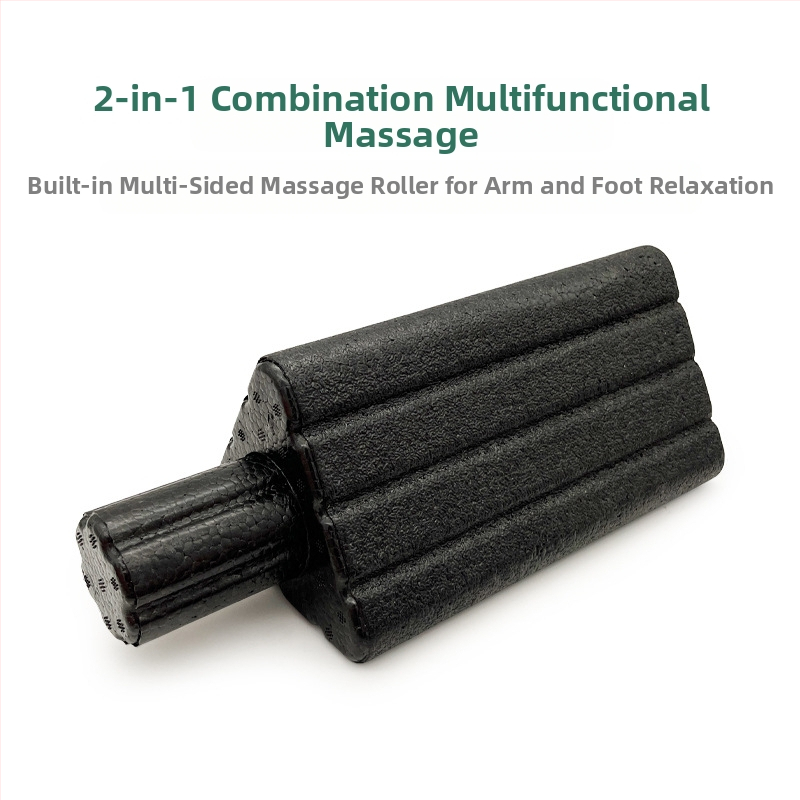 Йога триъгълник EVA блок – валяк за отпускане на мускулите на глезена и масаж на рамо и шия, двойна функция