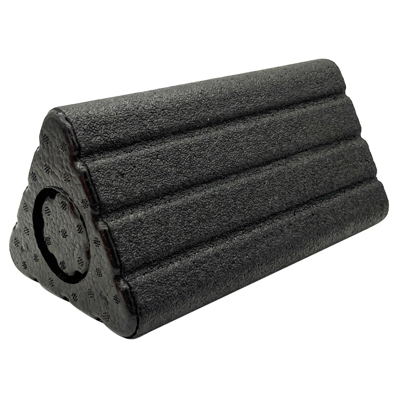 Йога триъгълник EVA блок – валяк за отпускане на мускулите на глезена и масаж на рамо и шия, двойна функция