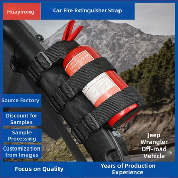 Gaisro gesinimo diržai su Velcro - nailonas/polisterio mišinys, skirti automobiliams ir Jeep Wrangler, Huatuo Rong