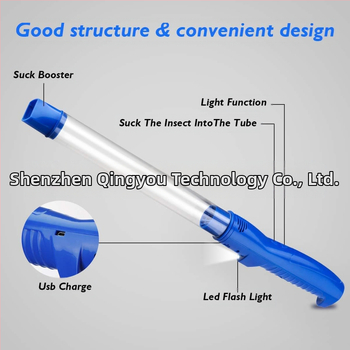 Χειρολαβής USB επαναφορτιζόμενη συσκευή αναρρόφησης εντόμων με εντομοαπωθητικό για κουνούπια, μοντέλο SK818, κυλινδρική μορφή, 9V, 0,5