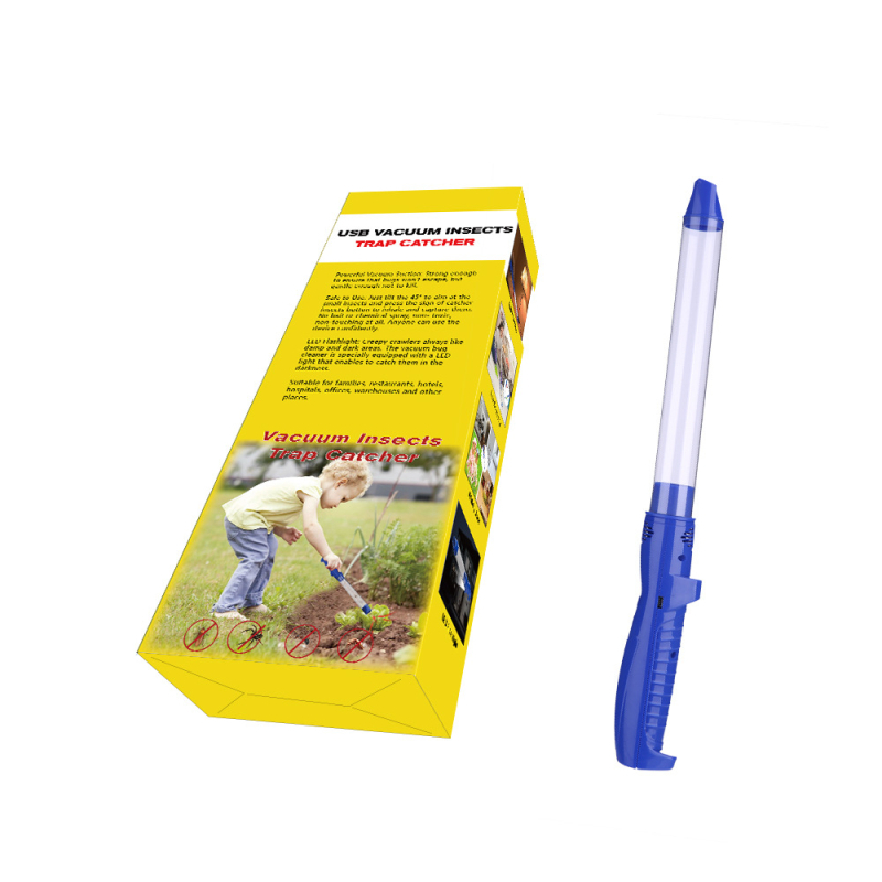 Ručni USB punjeni uređaj za usisavanje insekata s repelentom protiv komaraca, model SK818, stupasti dizajn, 9V, 0,5