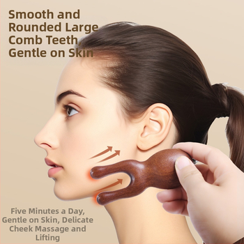 Μασάζ γεφύρας μύτης από σανδαλόξυλο – Ξύλινο εργαλείο προσώπου για ανύψωση της μύτης, Κινέζικο στυλ (σανδαλόξυλο; ξύλο; χτένα; κινεζικό στυλ)