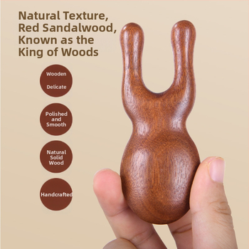 Μασάζ γεφύρας μύτης από σανδαλόξυλο – Ξύλινο εργαλείο προσώπου για ανύψωση της μύτης, Κινέζικο στυλ (σανδαλόξυλο; ξύλο; χτένα; κινεζικό στυλ)