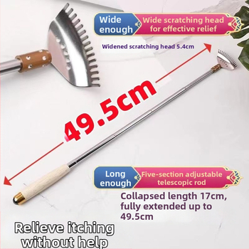 Гръбен скречър с прибираща се дръжка — пластмасово купинг устройство (Материал: пластмаса; Категория: Купинг; Произход: Друг)