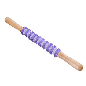 Пинсу масажна пръчка с бодливи топчета и ролер за фасциална релаксация, ръчна употреба за масаж и йога (Марка: Pinsu; Тегло: 0.25 кг; Опаковка: 200 бр; Медицинска регистрация: X; Приложение: Фитнес оборудване, здравословен масаж, фитнес тяло)