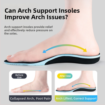 Kurbu atbalsta zolītes plakajai pēdai – arkas korekcija, pret torzijai, augsta elastība, elpojošs tīkla EVA, visu sezonu