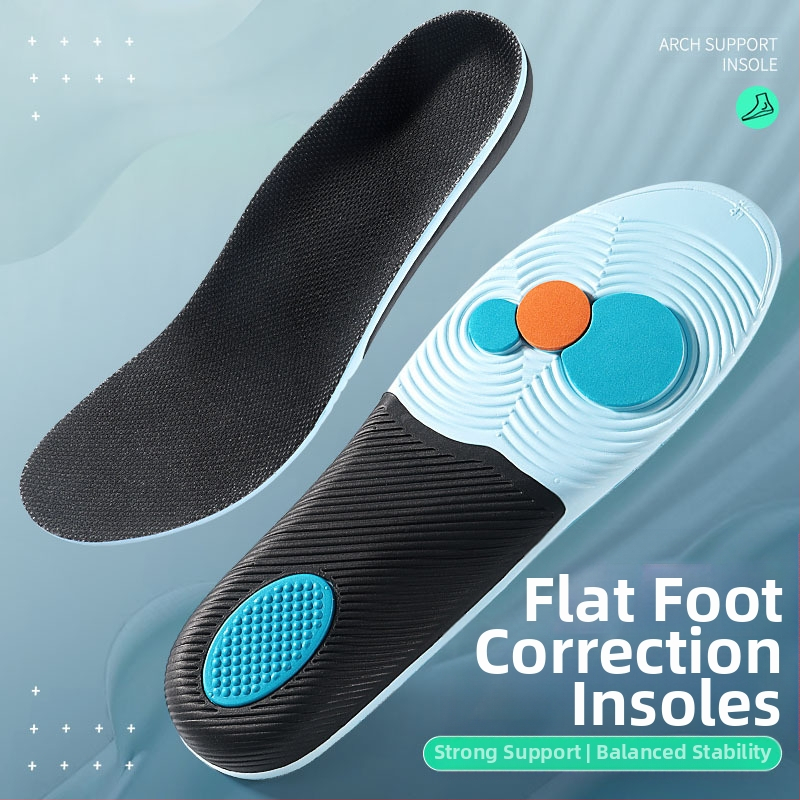 Kurbu atbalsta zolītes plakajai pēdai – arkas korekcija, pret torzijai, augsta elastība, elpojošs tīkla EVA, visu sezonu