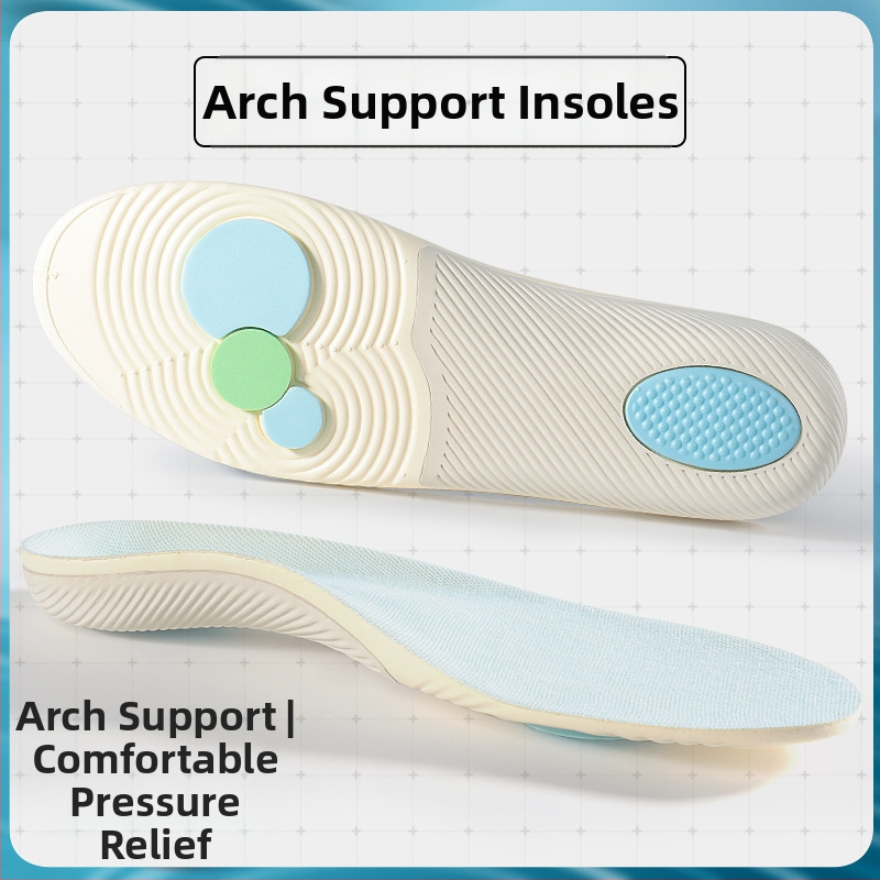 Kurbu atbalsta zolītes plakajai pēdai – arkas korekcija, pret torzijai, augsta elastība, elpojošs tīkla EVA, visu sezonu