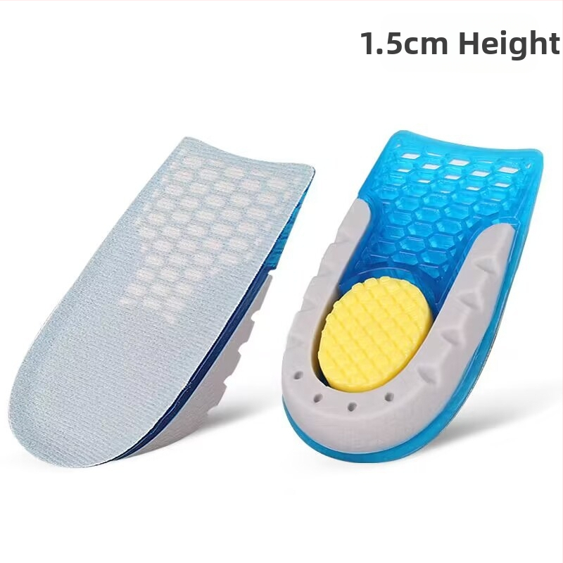 Papēža pacēluma insole — Velvet-TPE-TPU materiāls, elpojošs puspalags, pacelšanas funkcija; piemērots skriešanas kurpēm, ādas kurpēm, botas un ikdienas/darba apaviem; zīmols Shengtong Insole