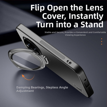 Silikónové púzdro s držiakom pre Honor Magic7, kompletná ochrana objektívu, odolné voči pádu a otlačkom prstov