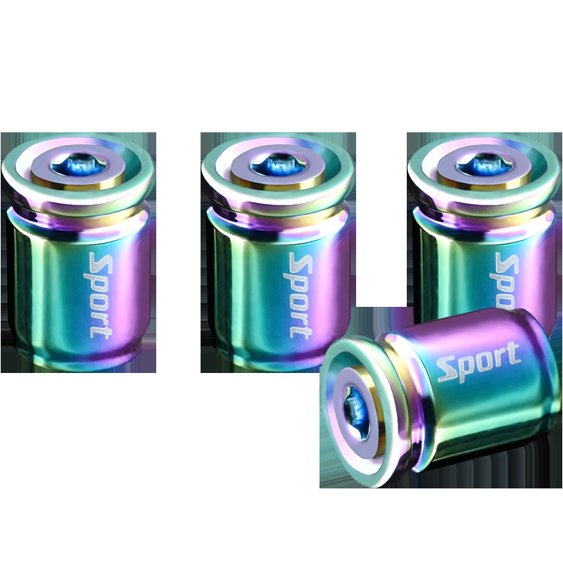 Αντι-κλοπής καπάκι βαλβίδας ελαστικού αυτοκινήτου | Ανοξείδωτος χάλυβας | Μάρκα KND | Εγκατάσταση με βίδωμα | Συμβατό με τις περισσότερες βαλβίδες