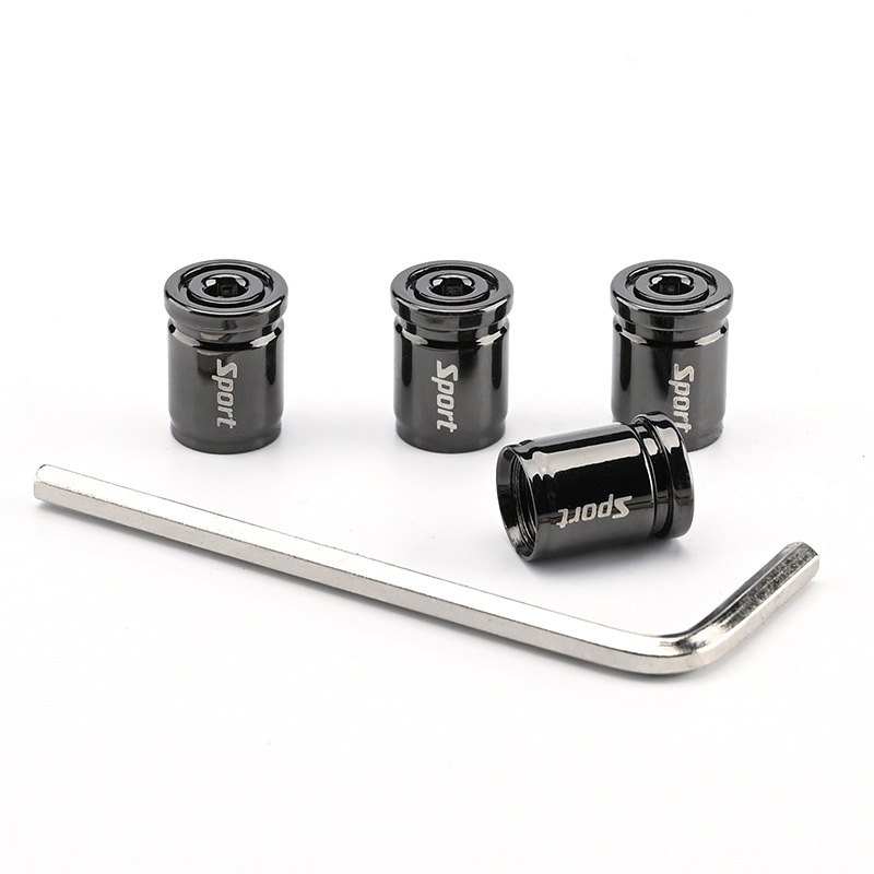 Αντι-κλοπής καπάκι βαλβίδας ελαστικού αυτοκινήτου | Ανοξείδωτος χάλυβας | Μάρκα KND | Εγκατάσταση με βίδωμα | Συμβατό με τις περισσότερες βαλβίδες