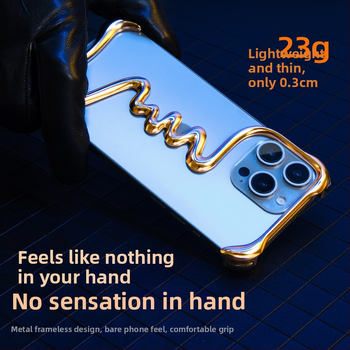 Husă de telefon cu cadru metalic pentru iPhone 16 Pro Max - electroplacare, disipare a căldurii, rezistență la uzură, rezistență la cădere