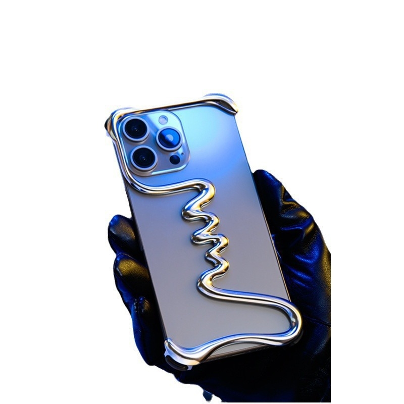 Husă de telefon cu cadru metalic pentru iPhone 16 Pro Max - electroplacare, disipare a căldurii, rezistență la uzură, rezistență la cădere